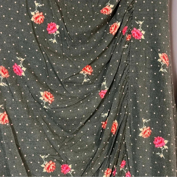 NWT Free People Women’s Celia mini dress Emerald Jewel combo size medium - Picture 2 of 12